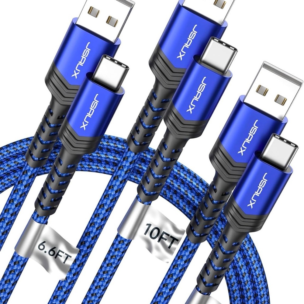 Blue USB-C Cable 2-Pack
